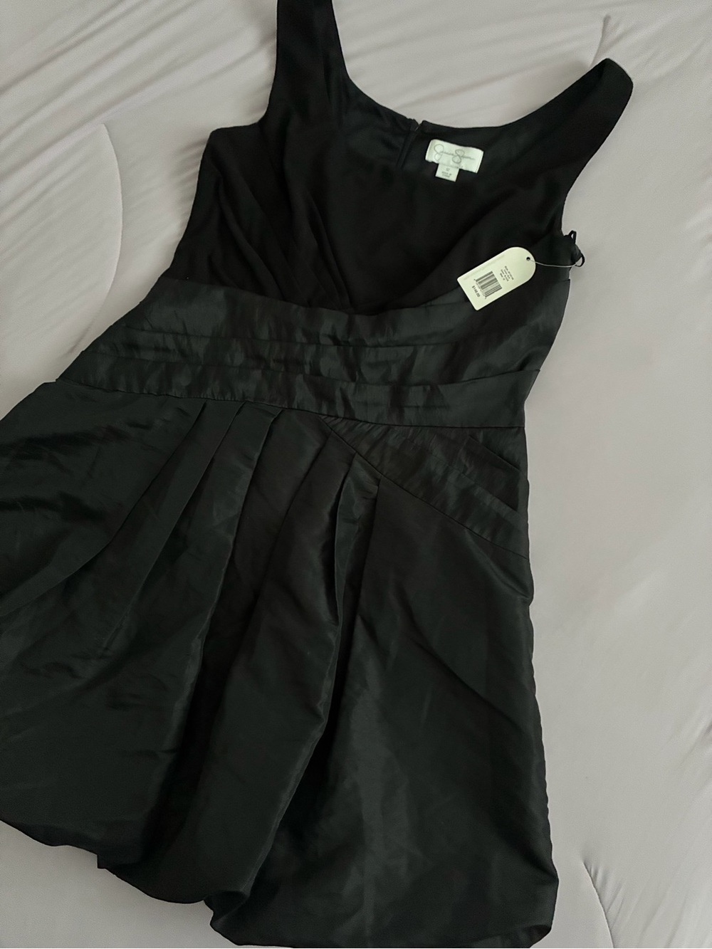 Jessica Simpson Black One-Shoulder Cocktail Dress